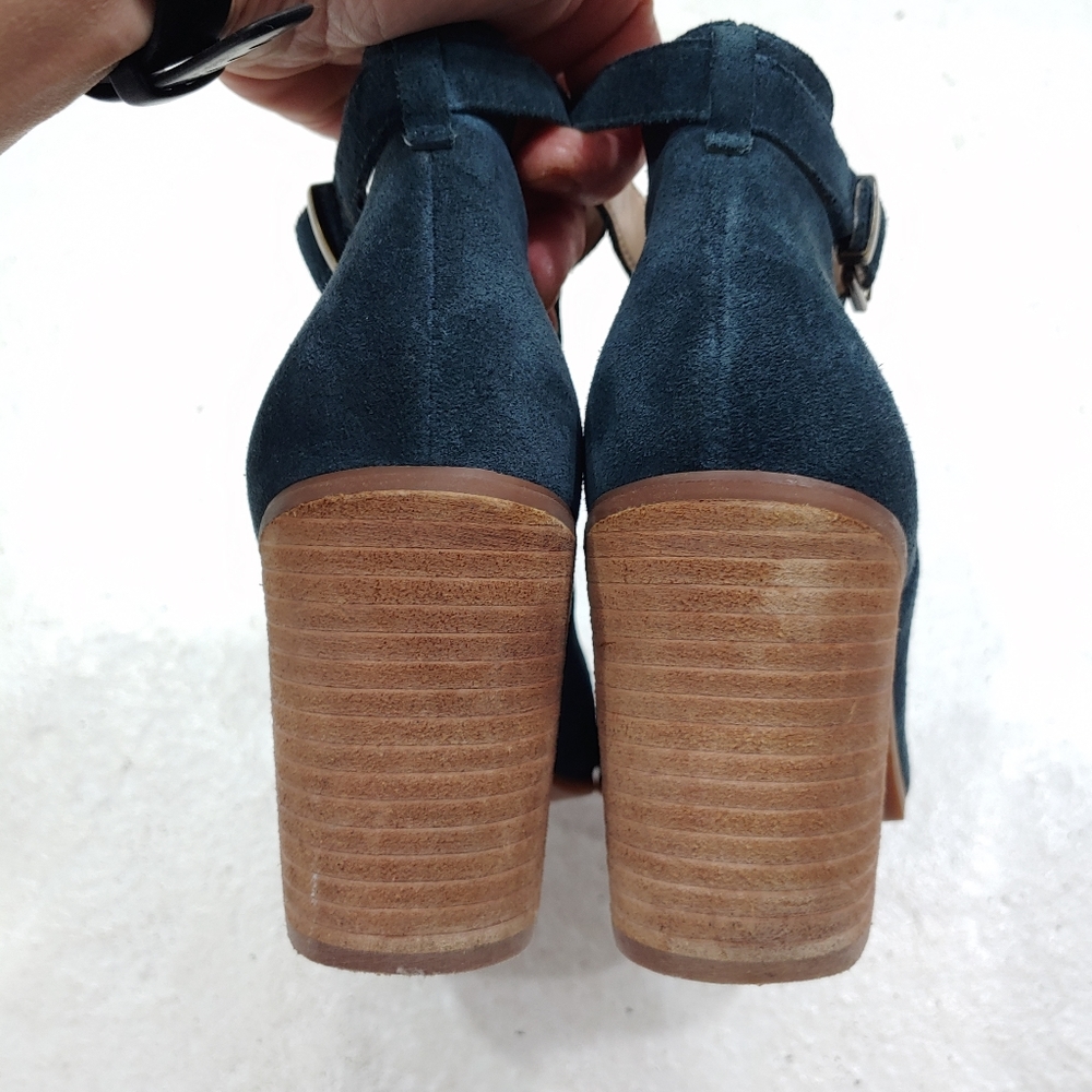 SOLE SOCIETY FERRIS SUEDE PEEP TOE HEEL - Picture 7 of 12